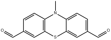10-methyl-10H-phenothiazine-3,7-dicarbaldehyde Structure