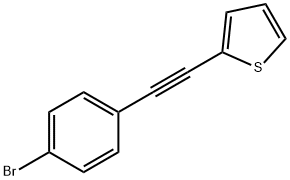 2-[(4-BROMOPHENYL)ETHYNYL] THIOPHENE Structure