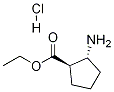 (1R,2R)-ethyl 2-aMinocyclopentanecarboxylate hydrochloride Structure