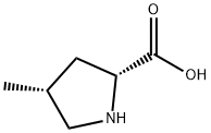 (2R,4R)-4-METHYL-2-PYROOLIDINE CARBOXYLIC ACID Structure