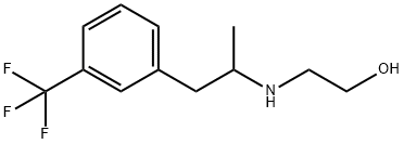 2-[[1-메틸-2-[3-(트리플루오로메틸)페닐]에틸]아미노]에탄올 구조식 이미지