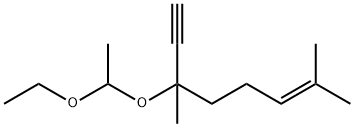 3-(1-ethoxyethoxy)-3,7-dimethyloct-6-ene-1-yne 구조식 이미지