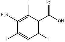 3-Amino-2,4,6-triiodobenzoic acid 구조식 이미지