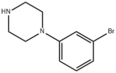 1-(3-Bromophenyl)piperazine Structure