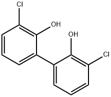 3,3'-Dichlorobiphenyl-2,2'-diol Structure