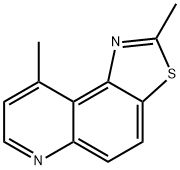 Thiazolo[4,5-f]quinoline, 2,9-dimethyl- (7CI,8CI,9CI) 구조식 이미지