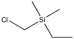 (Chloromethyl)dimethylethylsilane 구조식 이미지