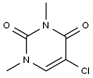 5-Chloro-1,3-dimethyluracil Structure