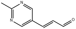 2-Propenal, 3-(2-methyl-5-pyrimidinyl)-, (2E)- (9CI) Structure