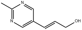 2-Propen-1-ol, 3-(2-methyl-5-pyrimidinyl)-, (2E)- (9CI) Structure