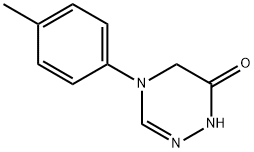 1,2,4-TRIAZIN-6(1H)-ONE, 4,5-DIHYDRO-4-(4-METHYLPHENYL)- Structure