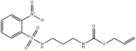 ALLYL [3-(2-NITROBENZENESULFONAMIDO)PROPYL]CARBAMATE Structure