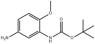 (5-아미노-2-메톡시-페닐)-탄산tert-부틸에스테르 구조식 이미지