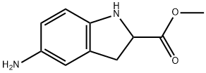 1H-Indole-2-carboxylicacid,5-amino-2,3-dihydro-,methylester(9CI) Structure