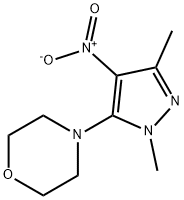 4-(2,5-Dimethyl-4-nitro-pyrazol-3-yl)morpholine Structure