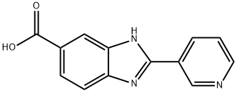 2-피리딘-3-YL-3H-벤조이미다졸-5-카르복실산 구조식 이미지