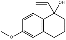 1-Ethenyl-1,2,3,4-tetrahydro-6-methoxy-1-naphthalenol 구조식 이미지