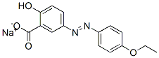 5-[(4-에톡시페닐)아조]-2-하이드록시벤조산나트륨염 구조식 이미지