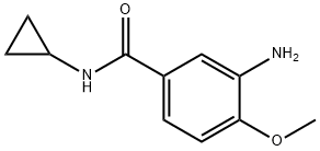 3-아미노-N-시클로프로필-4-메톡시벤즈아미드 구조식 이미지