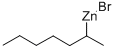 1-METHYLHEXYLZINC BROMIDE Structure