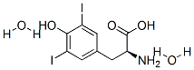 3,5-Diiodo-L-tyrosine dihydrate 구조식 이미지