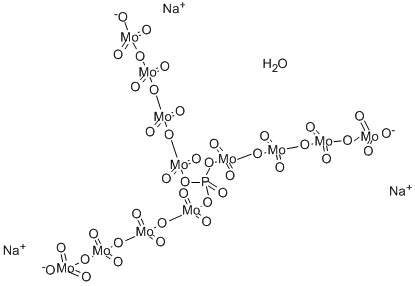 SODIUM PHOSPHOMOLYBDATE HYDRATE  99.9+% 구조식 이미지