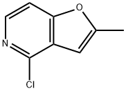 4-클로로-2-메틸푸로[3,2-C]피리딘 구조식 이미지