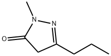 1-METHYL-3-N-PROPYL-2-PYRAZOLIN-5-ONE Structure