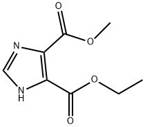 1H-Imidazole-4,5-dicarboxylicacid,4-ethyl5-methylester(9CI) 구조식 이미지