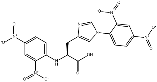 BIS(2,4-DINITROPHENYL)-L-HISTIDINE Structure