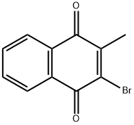 2-Methyl-3-bromo-1,4-naphthoquinone Structure