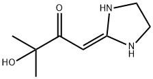 2-Butanone,  3-hydroxy-1-(2-imidazolidinylidene)-3-methyl- 구조식 이미지