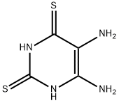 2,4-Dimercapto-5,6-diaminopyrimidine 구조식 이미지