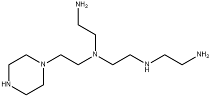 1-[2-[(2-aminoethyl)[2-[(2-aminoethyl)amino]ethyl] amino]ethyl]-Piperazine Structure