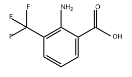 2-AMINO-3-(TRIFLUOROMETHYL)BENZOIC ACID 구조식 이미지