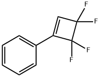 (3,3,4,4-TETRAFLUORO-CYCLOBUT-1-ENYL)-BENZENE Structure