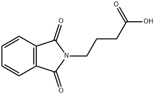 4-(1,3-DIOXO-1,3-DIHYDRO-2H-ISOINDOL-2-YL)BUTANOIC ACID 구조식 이미지