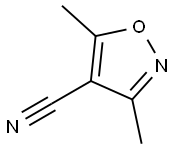 3,5-DIMETHYL-4-ISOXAZOLECARBONITRILE Structure