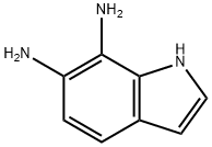 1H-인돌-6,7-디아민(9CI) 구조식 이미지