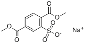 2-설포-1,4-벤젠디카복실산1,4-디메틸에스테르나트륨염 구조식 이미지