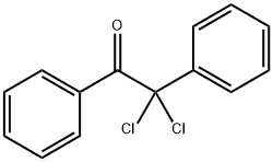 2,2-디클로로-1,2-디페닐에타논 구조식 이미지