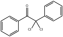 2,2-Dichloro-1,2-diphenylethanone Structure