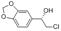 (S)-(+)-2-클로로-1-(3,4-메틸렌디옥시페닐)에탄올 구조식 이미지