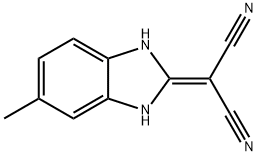 Propanedinitrile, (1,3-dihydro-5-methyl-2H-benzimidazol-2-ylidene)- (9CI) Structure