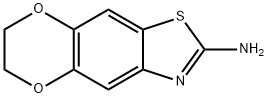 [1,4]Dioxino[2,3-f]benzothiazol-2-amine,6,7-dihydro-(9CI) Structure