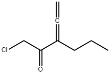 2-Hexanone,  1-chloro-3-vinylidene-  (8CI) Structure