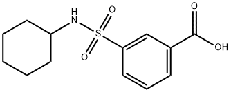 3-(CyclohexylsulfaMoyl)benzoic acid Structure