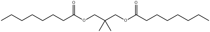 2,2-dimethyl-1,3-propanediyl dioctanoate Structure