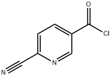 3-피리딘카르보닐클로라이드,6-시아노-(9CI) 구조식 이미지