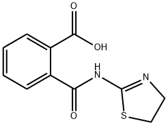 벤조산,2-[[(4,5-디히드로-2-티아졸릴)아미노]카르보닐]-(9CI) 구조식 이미지